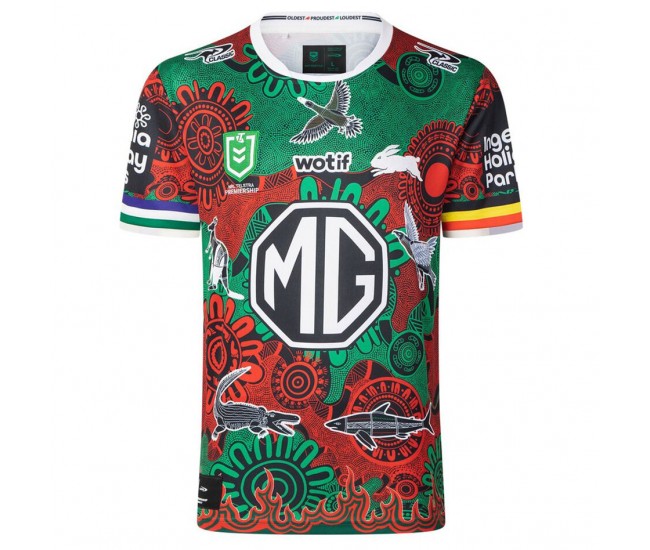 South Sydney Rabbitohs Mens Indigenous Rugby Jersey 2025