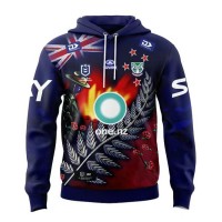 New Zealand Warriors Men Anzac Rugby Hoodie 2024