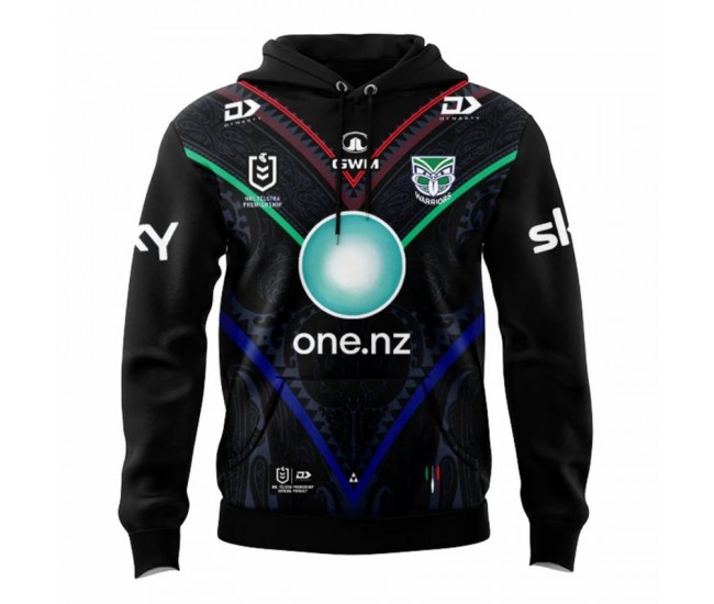 New Zealand Warriors Men Indigenous Rugby Hoodie 2024