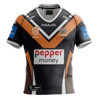 Wests Tigers Mens Home Rugby Shirt 2025