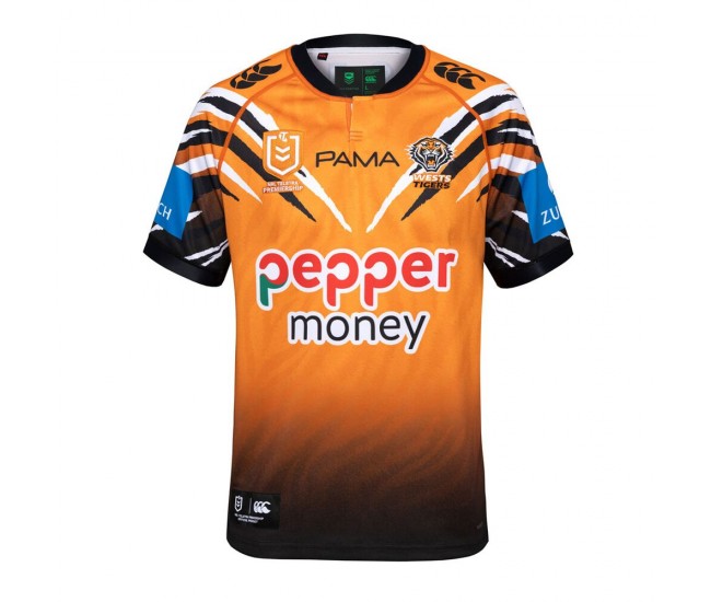 Wests Tigers Mens Home Rugby Shirt 2026