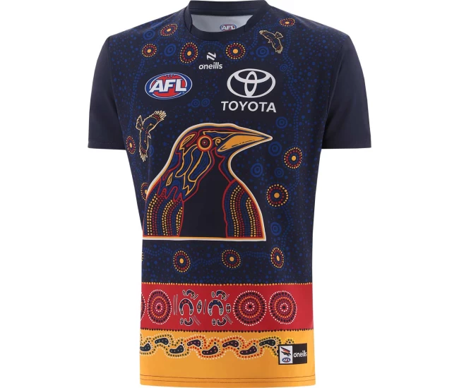 Adelaide Crows Adult First Nations Run Out Tee 2025