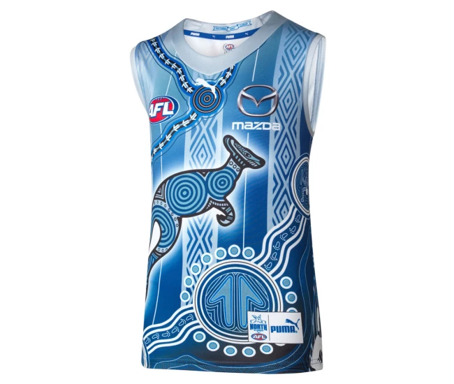 North Melbourne Kangaroos Mens Indigenous Guernsey 2022