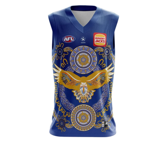 West Coast Eagles Mens Indigenous Guernsey 2023