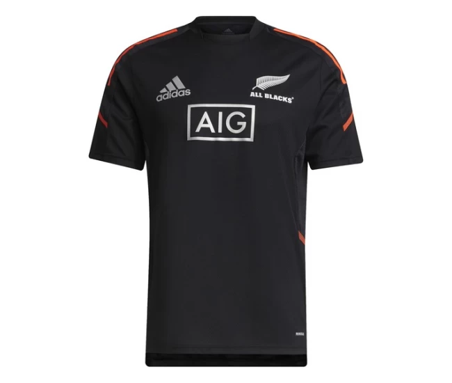 All Blacks Performance Primeblue Rugby Shirt Black 2021
