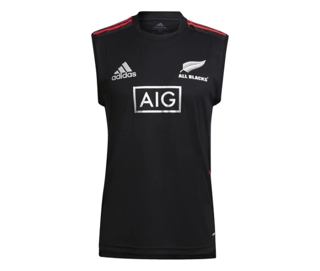 All Blacks Primeblue Performance Rugby Singlet Black 2021