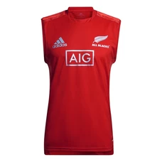 All Blacks Primeblue Performance Rugby Singlet Red 2021