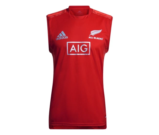 All Blacks Primeblue Performance Rugby Singlet Red 2021