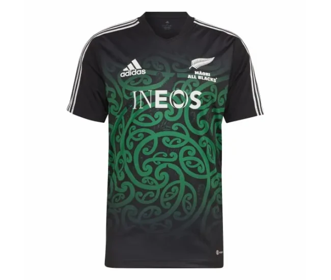 Maori All Blacks Rugby Mens Training Shirt 2022