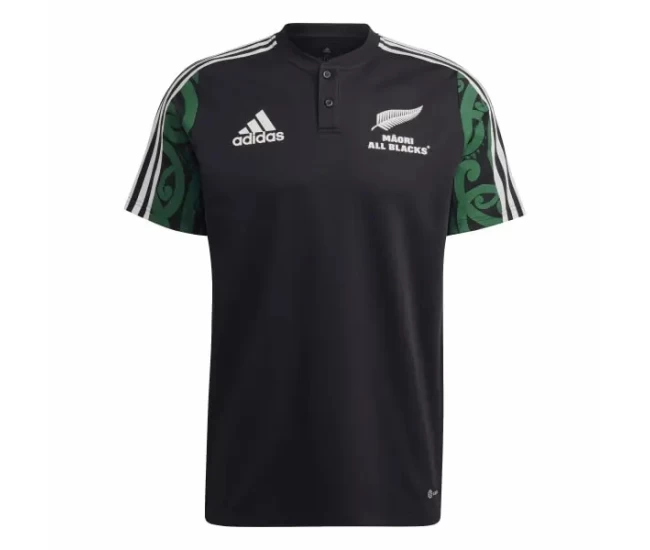 Maori All Blacks Mens Polo Rugby Shirt 2022