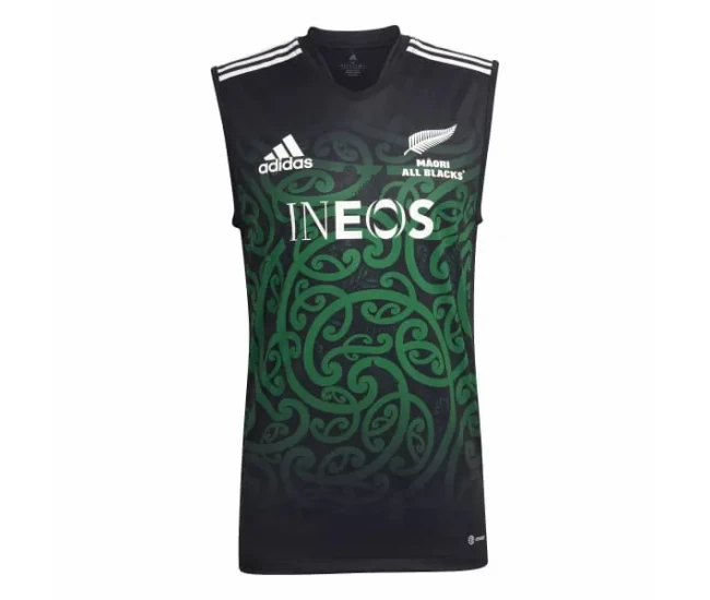 Maori All Blacks Mens Training Rugby Singlet 2022