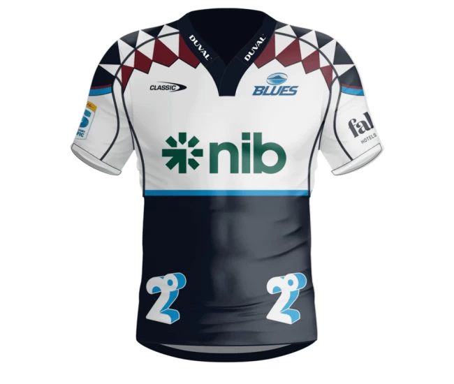 Blues Mens Heritage Rugby Shirt 2024