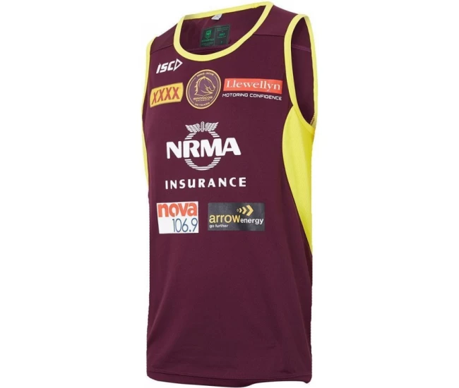 Brisbane Broncos 2018 Men's Training Singlet