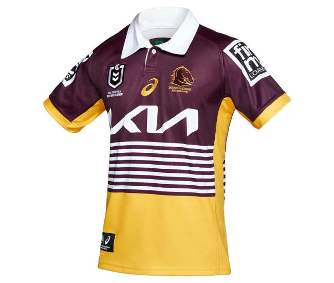 Brisbane Broncos Mens Heritage Rugby Shirt 2022