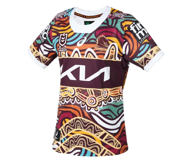 Brisbane Broncos Mens Indigenous Rugby Shirt 2023