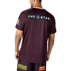 Brisbane Broncos Mens Sunstone Training Rugby Tee 2024