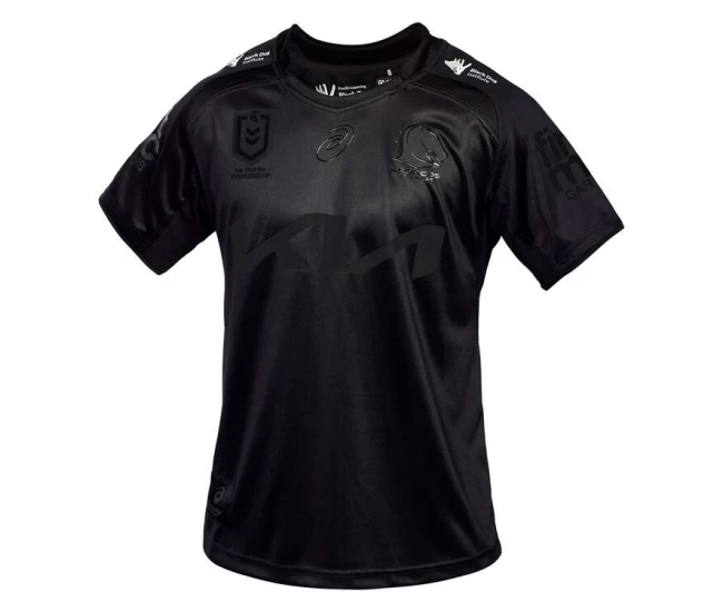 Brisbane Broncos Mens Black Rugby Shirt 2025