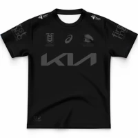 Brisbane Broncos Youth Black Rugby Shirt 2025