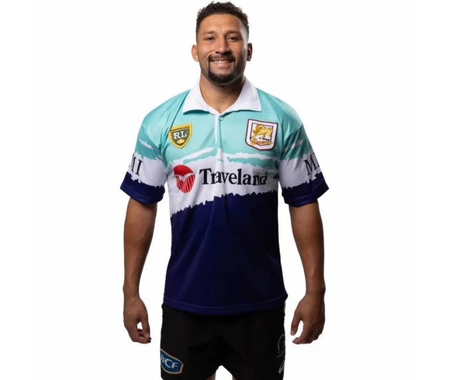 Brisbane Broncos Mens World Sevens Retro Rugby Shirt 1995