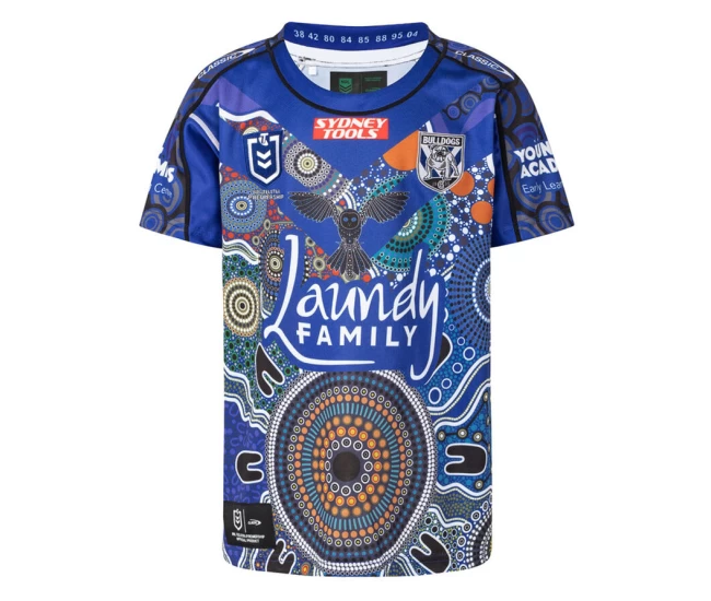 Canterbury-Bankstown Bulldogs Mens Indigenous Rugby Shirt 2022