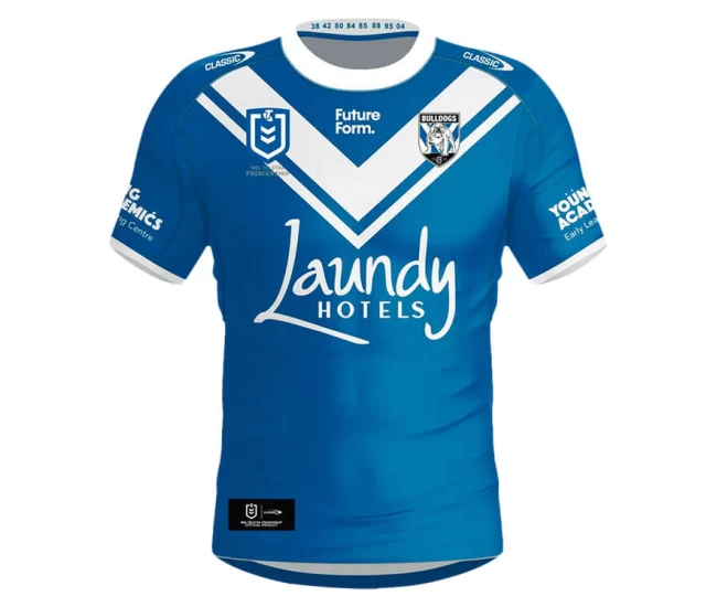 Canterbury-Bankstown Bulldogs Mens Away Rugby Shirt 2024