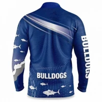 NRL Bulldogs Men's Fishfinder Fishing Rugby Shirt 2022