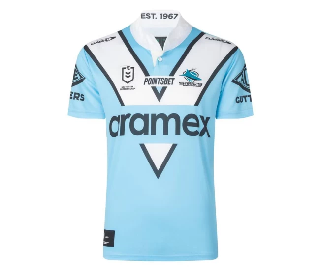 Cronulla-Sutherland Sharks Men's Heritage Rugby Shirt 2023