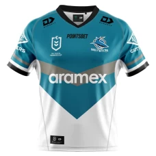Cronulla Sharks Mens Heritage Rugby Shirt 2022