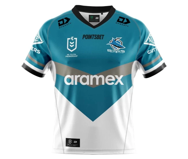 Cronulla Sharks Mens Heritage Rugby Shirt 2022