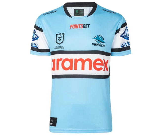 Cronulla-Sutherland Sharks Men's Home Rugby Shirt 2023