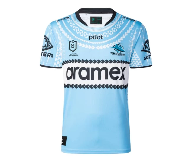 Cronulla-Sutherland Sharks Mens Pasifika Rugby Shirt 2025