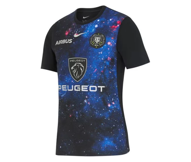 Stade Toulousain Mens Pre Match Rugby Shirt 2025