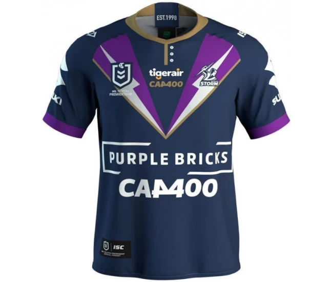 Melbourne Storm 2019 Cameron Smith 400 Game Men's Shirt