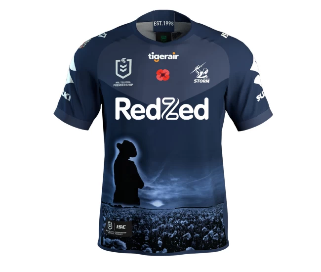 Melbourne Storm 2020 ISC Mens ANZAC Shirt