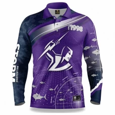 Melbourne Storm Mens Fishfinder Fishing Shirt 2022