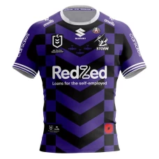 Melbourne Storm Mens Anzac Rugby Shirt 2025