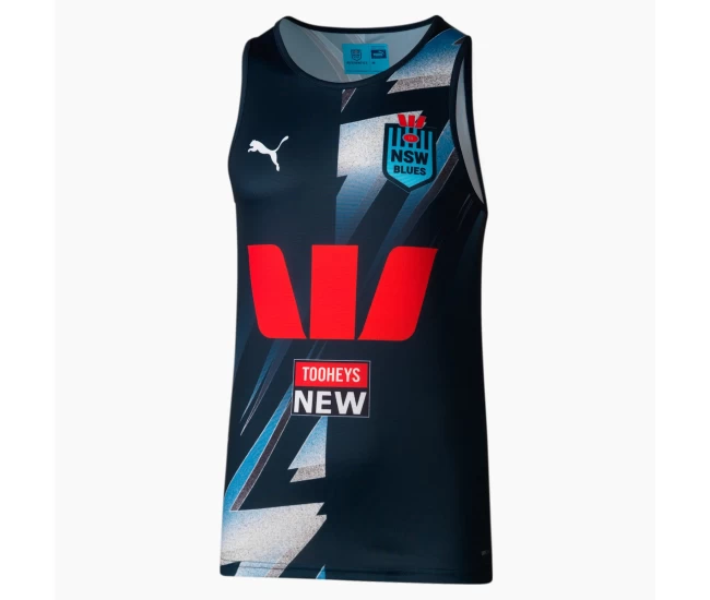 NSW Blues Men's Training Rugby Singlet 2023