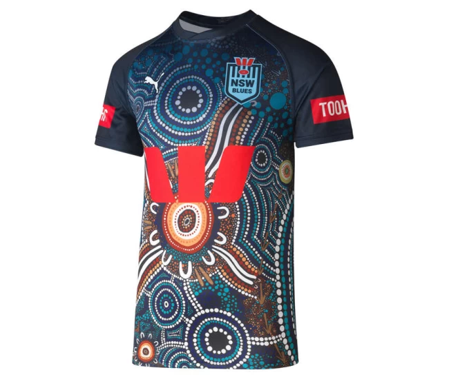 NSW Blues Mens Indigenous Rugby Shirt 2023