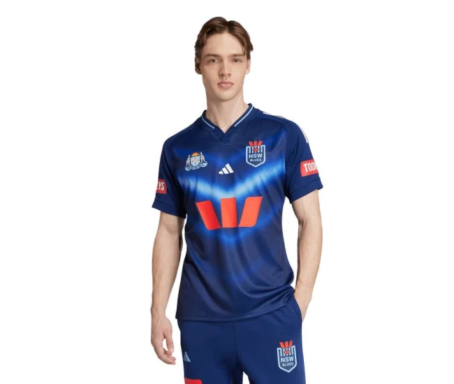 NSW Blues State of Origin Mens Captains Run Rugby Shirt 2025