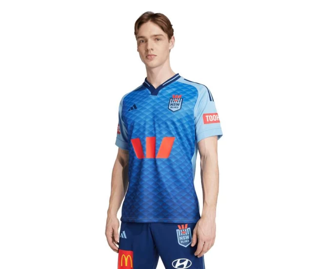 NSW Blues State of Origin Mens Training Rugby Shirt 2025