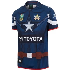 North Queensland Cowboys Men's Captain America Marvel Shirt