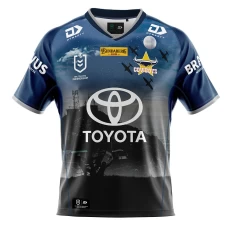 North Queensland Cowboys Men's Defence Rugby Shirt 2022