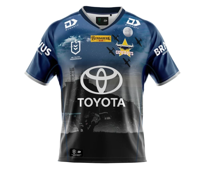 North Queensland Cowboys Men's Defence Rugby Shirt 2022