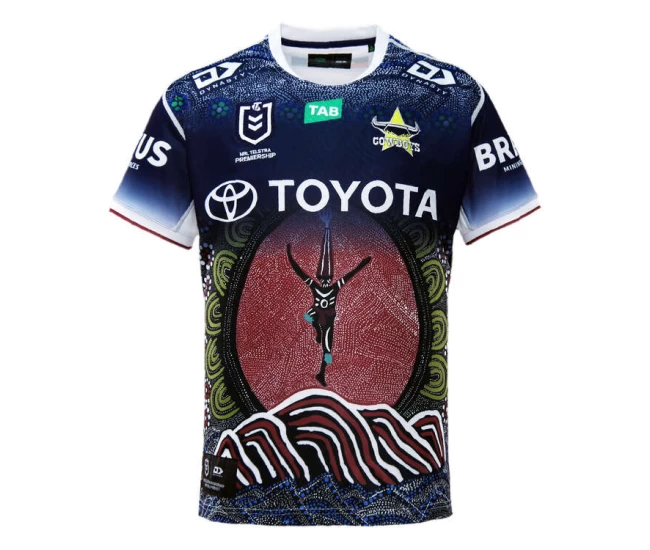 North Queensland Cowboys Mens Indigenous Rugby Shirt 2023