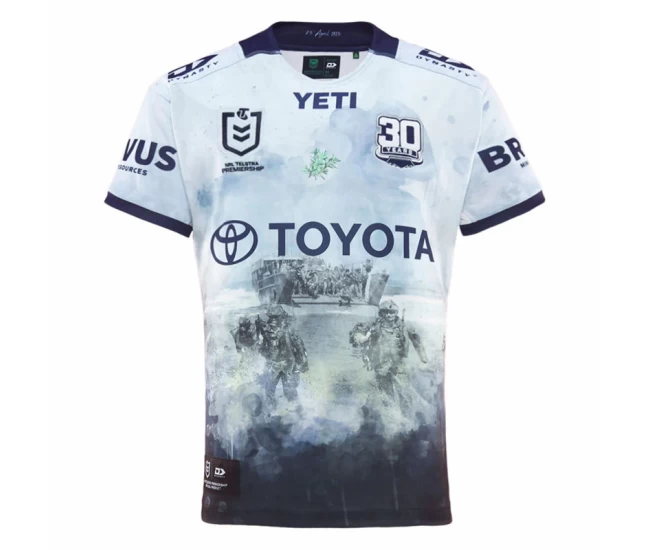 North Queensland Cowboys Men's Defence Rugby Shirt 2025