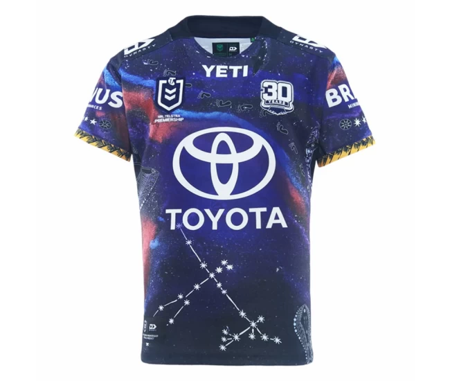 North Queensland Cowboys 2025 Adult Indigenous Rugby Jersey