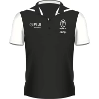 Fiji Airways Sevens 2021 Performance Mens Polo Black