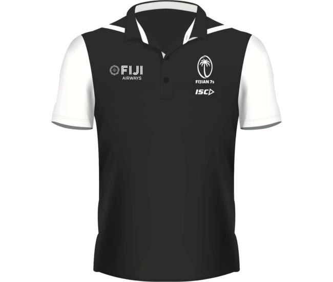 Fiji Airways Sevens 2021 Performance Mens Polo Black