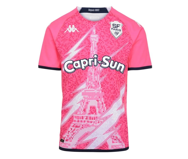 Stade Francais Paris Mens Home Rugby Shirt 2022-23