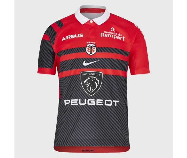 Toulouse Mens Home Rugby Shirt